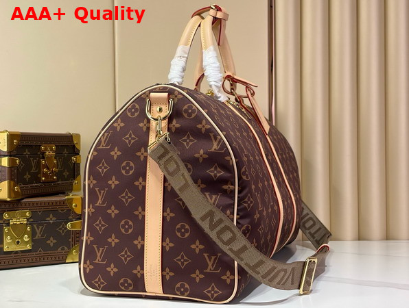 Louis Vuitton Keepall Bandouliere 50 Monogram Louis Vuitton Silk Tech M2A497 Replica