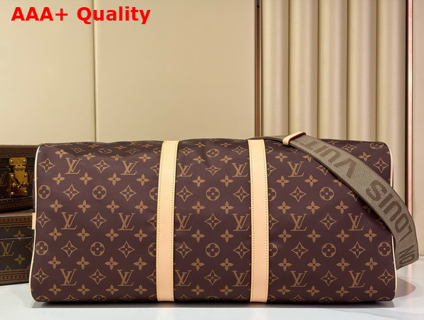 Louis Vuitton Keepall Bandouliere 50 Monogram Louis Vuitton Silk Tech M2A497 Replica
