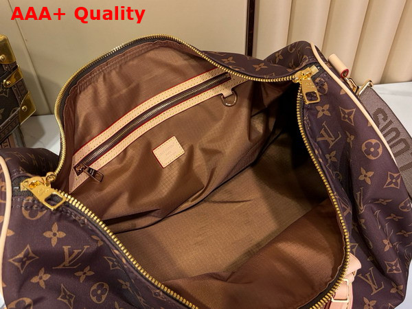 Louis Vuitton Keepall Bandouliere 50 Monogram Louis Vuitton Silk Tech M2A497 Replica