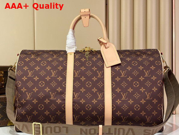 Louis Vuitton Keepall Bandouliere 50 Monogram Louis Vuitton Silk Tech M2A497 Replica