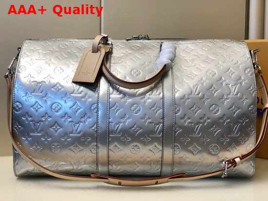 Louis Vuitton Keepall Bandouliere 50 Monogram Mirror Coated Canvas M45886 Replica