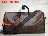 Louis Vuitton Keepall Bandouliere 50 Monogram Solar Ray Canvas Virgil Abloh Version M44471 Replica