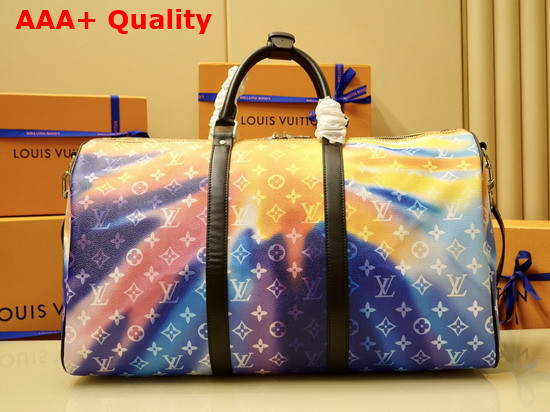 Louis Vuitton Keepall Bandouliere 50 Monogram Sunset Monogram Canvas M45942 Replica