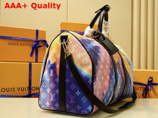 Louis Vuitton Keepall Bandouliere 50 Monogram Sunset Monogram Canvas M45942 Replica