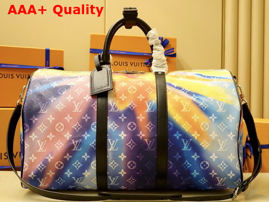 Louis Vuitton Keepall Bandouliere 50 Monogram Sunset Monogram Canvas M45942 Replica