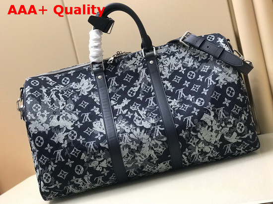 Louis Vuitton Keepall Bandouliere 50 Monogram Tapestry Coated Canvas Replica