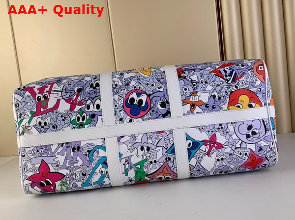 Louis Vuitton Keepall Bandouliere 50 Multicolor Monogram Comics Coated Canvas M21863 Replica