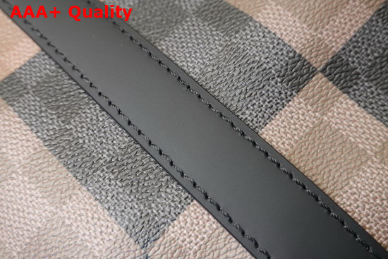 Louis Vuitton Keepall Bandouliere 50 Orange Damier Graphite Giant Coated Canvas N40420 Replica