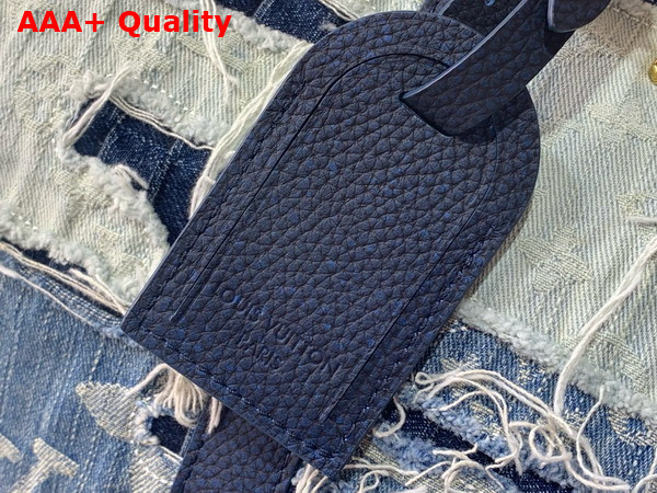 Louis Vuitton Keepall Bandouliere 50 Patchwork of Stone Washed Denim M26117 Replica