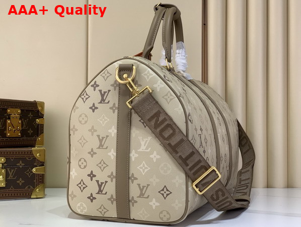Louis Vuitton Keepall Bandouliere 50 Sand Beige Monogram Surplus Coated Canvas M29159 Replica