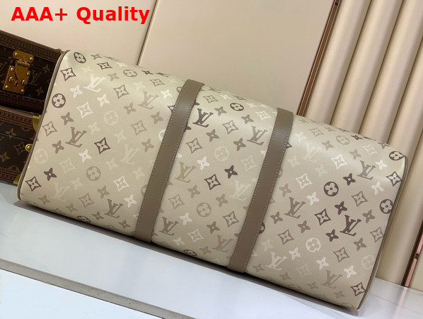 Louis Vuitton Keepall Bandouliere 50 Sand Beige Monogram Surplus Coated Canvas M29159 Replica