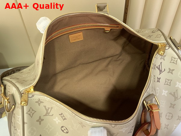 Louis Vuitton Keepall Bandouliere 50 Sand Beige Monogram Surplus Coated Canvas M29159 Replica