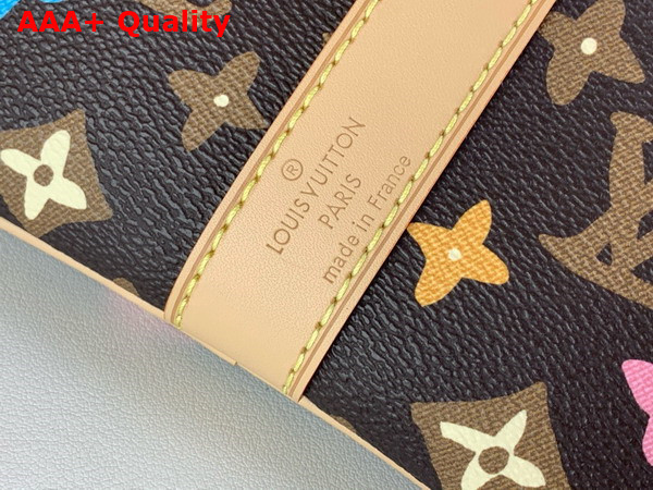 Louis Vuitton Keepall Bandouliere 50 Travel Bag in Chocolate Monogram Craggy Coated Canvas M24901 Replica