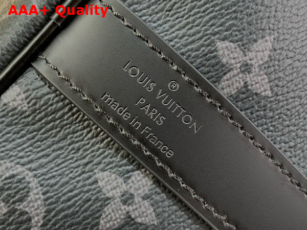 Louis Vuitton Keepall Bandouliere 50 Travel Bag in Monogram Eclipse Coated Canvas M14202 Replica