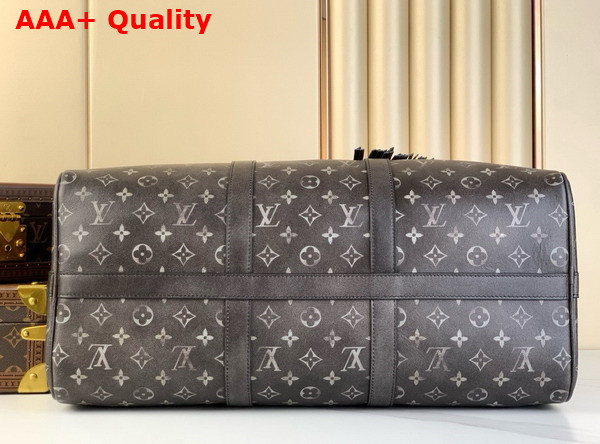 Louis Vuitton Keepall Bandouliere 50 in Black Brushed Monogram Cowhide Leather M11596 Replica