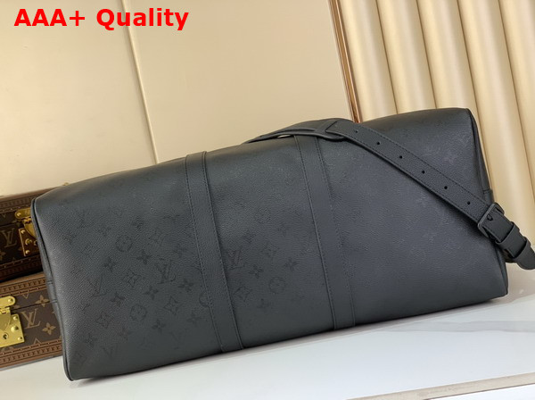 Louis Vuitton Keepall Bandouliere 50 in Black Monogram Midnight Coated Canvas Replica
