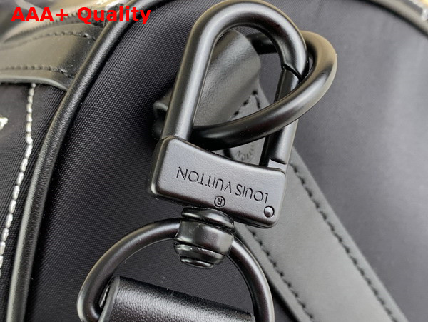 Louis Vuitton Keepall Bandouliere 50 in Black Nylon M21428 Replica