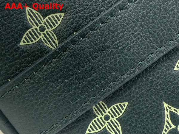 Louis Vuitton Keepall Bandouliere 50 in Forest Green Monogram Shadow Calf Leather M27179 Replica