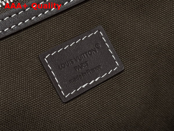 Louis Vuitton Keepall Bandouliere 50 in Khaki Green Monogram Surplus Jacquard Textile M2A111 Replica