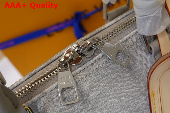 Louis Vuitton Keepall Bandouliere 50 in Light Grey Damier Salt Canvas N50069 Replica