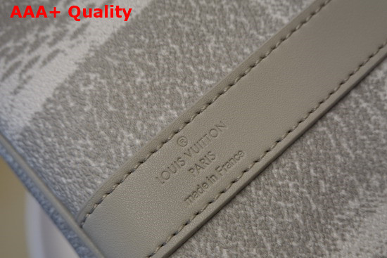 Louis Vuitton Keepall Bandouliere 50 in Light Grey Damier Salt Canvas N50069 Replica