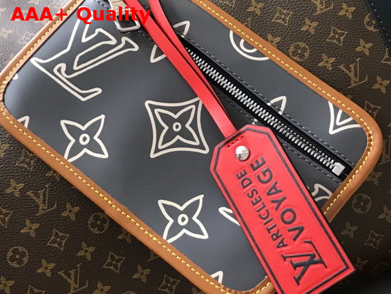 Louis Vuitton Keepall Bandouliere 50 in Monogram Canvas with Virgil Ablohs New Patchwork Replica