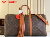 Louis Vuitton Keepall Bandouliere 50 in Monogram Dust Coated Canvas M11541 Replica