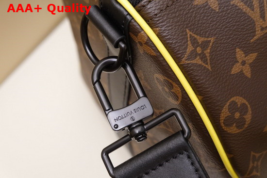 Louis Vuitton Keepall Bandouliere 50 in Monogram Macassar Canvas Florescent Yellow M45866 Replica