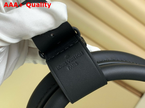 Louis Vuitton Keepall Bandouliere 55 Black Monogram Taurillon Leather Replica