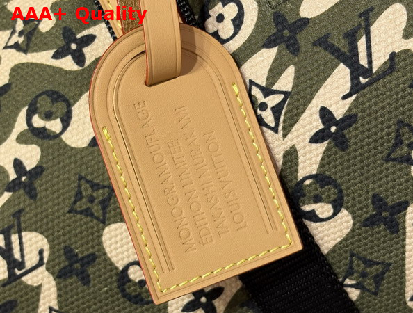 Louis Vuitton Keepall Bandouliere 55 Green Monogramouflage Replica