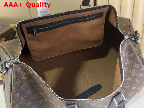 Louis Vuitton Keepall Bandouliere 55 Monogram Macassar M56714 Replica