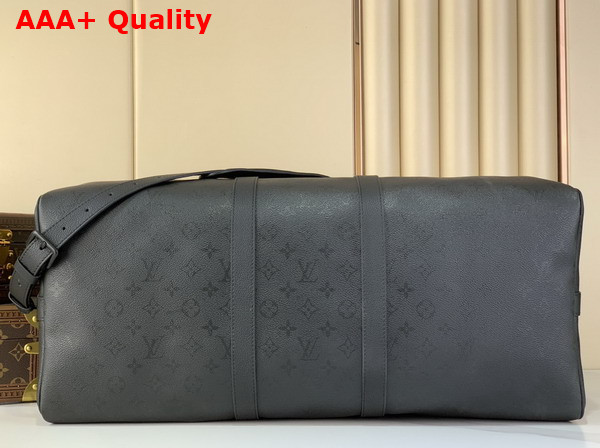 Louis Vuitton Keepall Bandouliere 55 in Black Monogram Midnight Coated Canvas M28405 Replica