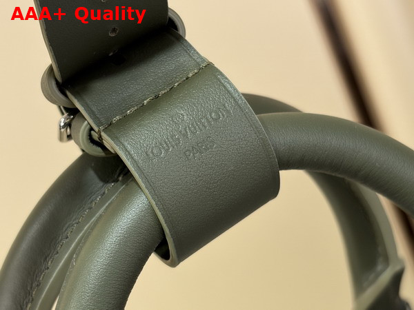 Louis Vuitton Keepall Bandouliere 55 in Khaki Green Monogram Eclipse Coated Canvas M28844 Replica