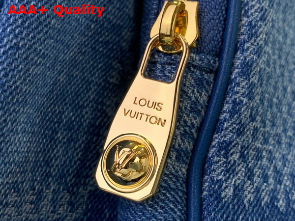Louis Vuitton Keepall Cargo 50 Damier Denim 3D Cotton Canvas N00197 Replica