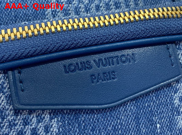 Louis Vuitton Keepall Cargo 50 Damier Denim 3D Cotton Canvas N00197 Replica