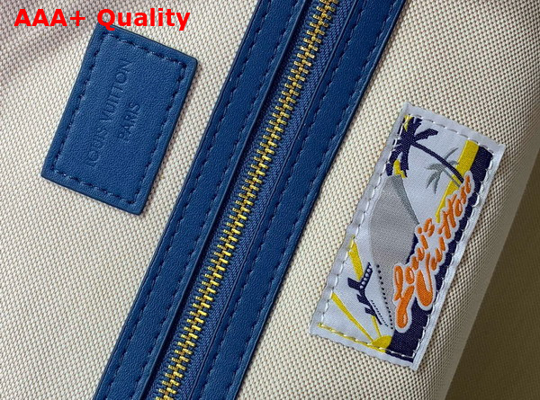 Louis Vuitton Keepall Cargo 50 Damier Denim 3D Cotton Canvas N00197 Replica