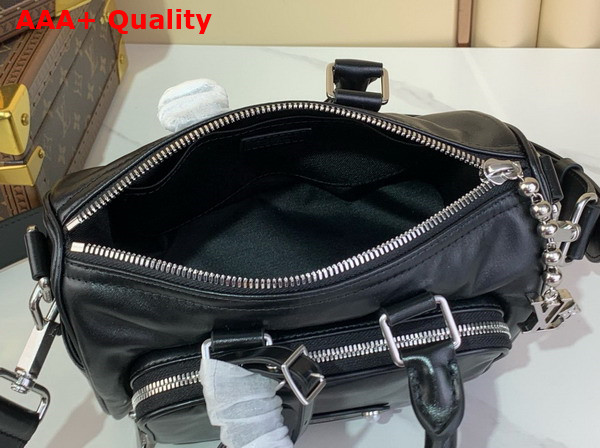 Louis Vuitton Keepall Cargo Bandouliere 25 in Black Calf Leather M13988 Replica