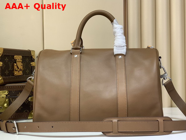 Louis Vuitton Keepall Cargo Bandouliere 35 Caramel Calfskin Leather M28100 Replica