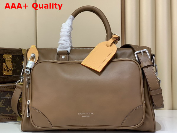 Louis Vuitton Keepall Cargo Bandouliere 35 Caramel Calfskin Leather M28100 Replica