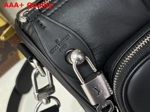 Louis Vuitton Keepall Cargo Bandouliere 35 in Black Calfskin Leather Replica
