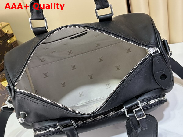 Louis Vuitton Keepall Cargo Bandouliere 35 in Black Calfskin Leather Replica
