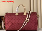 Louis Vuitton Keepall Foldable 45 in Monogram Red Nylon M25772 Replica