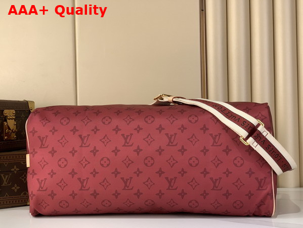Louis Vuitton Keepall Foldable 45 in Monogram Red Nylon M25772 Replica