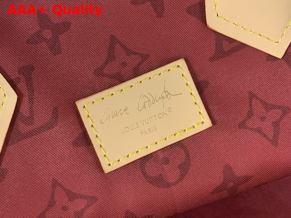 Louis Vuitton Keepall Foldable 45 in Monogram Red Nylon M25772 Replica