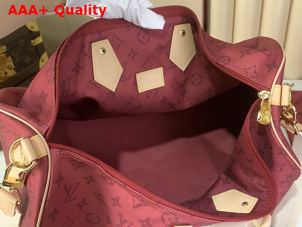 Louis Vuitton Keepall Foldable 45 in Monogram Red Nylon M25772 Replica
