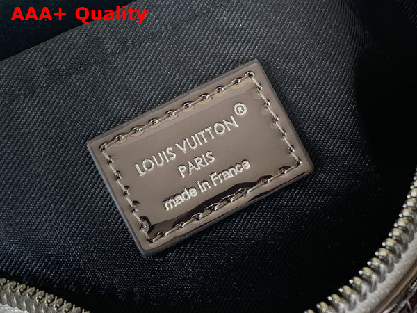 Louis Vuitton Keepall Nandouliere 25 Gunmetal Monogram Mirror Coated Canvas M26903 Replica