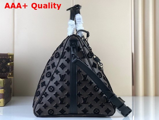 Louis Vuitton Keepall Triangle Bandouliere 50 Brown M45046 Replica
