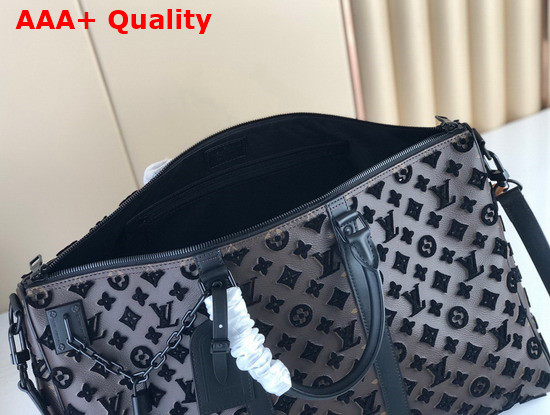 Louis Vuitton Keepall Triangle Bandouliere 50 Brown M45046 Replica