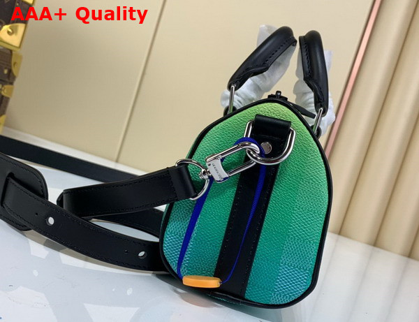 Louis Vuitton Keepall XS Bag Gradient Green Damier Stripes Canvas M59949 Replica