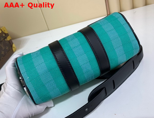 Louis Vuitton Keepall XS Bag Gradient Green Damier Stripes Canvas M59949 Replica